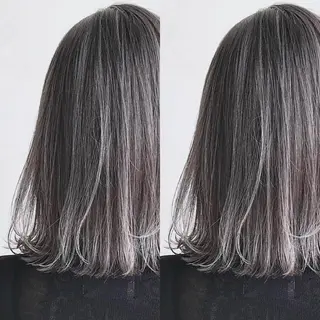 ミディアム カラー パーマ ヘアアレンジ tocca所属・毎月通える価格♪ 杉本真基のヘアスタイル