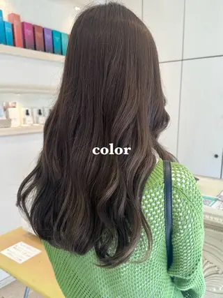 ロング カラー 韓国ヘア/レイヤー 顔周りカット/ユキナのヘアスタイル