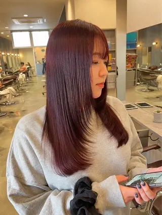 ロング 川口 颯也のヘアスタイル