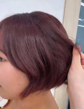 ショート 🔮韓国ボブ/艶 カラー/あやか🔮のヘアスタイル
