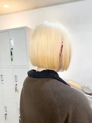 ショート ROIS 表参道所属・ハイトーン🫧艶髪 MAIKAのヘアスタイル