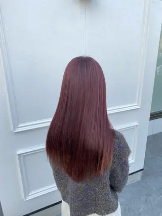 セミロング カラー yate'/ Wカラー/小出捷也のヘアスタイル