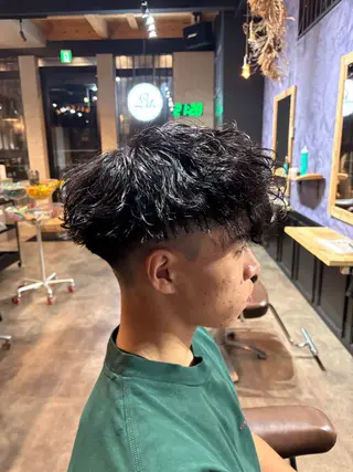 ショート パーマ litbyfifth 末吉海里のヘアスタイル