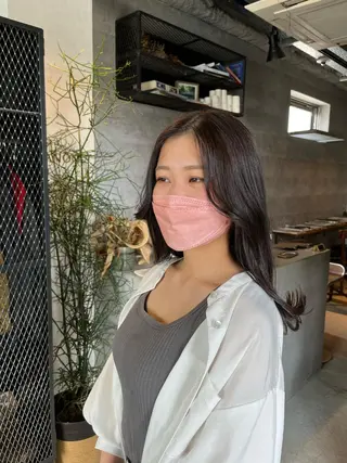 カラー the OSCAR所属・韓国ヘアスタイリスト Harukaのヘアスタイル