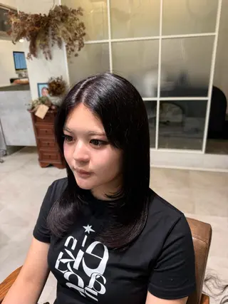 ミディアム 木村 心海☆明石のヘアスタイル