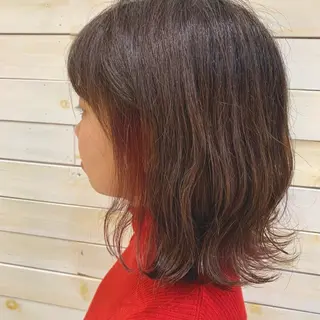 カラー 黒田瀬奈/ボブ まろやかベージュのヘアスタイル