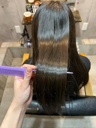 ロング カラー 髪質改善🫧‪ りこのヘアスタイル