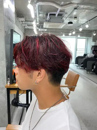 ミディアム カラー メンズお任せ下さい！ 店長⭐︎小橋のヘアスタイル
