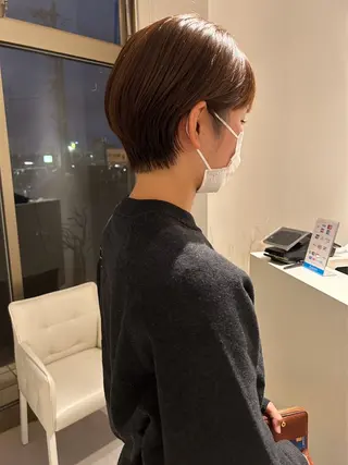 ショート CHORD 四条河原町駅店　髪質改善&韓国風&ハイトーンカラー所属・けいと髪質改善 全年齢リピート多数のヘアスタイル