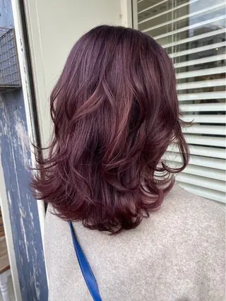 セミロング 大坪 拓哉のヘアスタイル