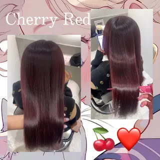 ロング カラー ヘアアレンジ eN°byyoureshair所属・🎀若者人気No.1 湯川響🎀のヘアスタイル