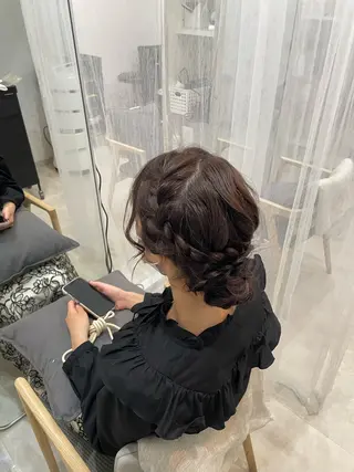 ヘアアレンジ 藤掛 桜子のヘアスタイル