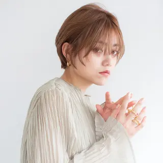 ショート f A ture.所属・《カット¥0》 朝山良徳のヘアスタイル