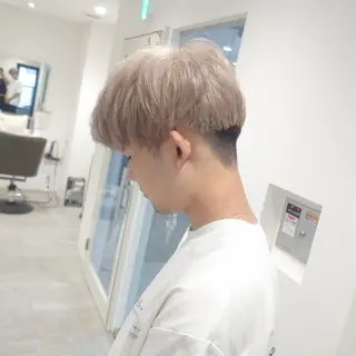 ショート メンズ カラー E Komo hair所属・Wow❕E Komo hair 永井一輝のヘアスタイル