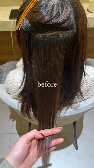 ミディアム yiye aoyama所属・表参道yiye うららのヘアスタイル