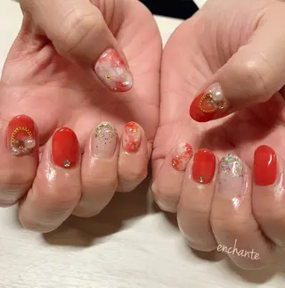 ネイル アンシャンテ所属・enchante 自由が丘のネイルデザイン