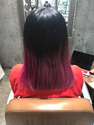 ミディアム カラー パーマ ヘアアレンジ メンズ キッズ ネイル マツエク・マツパ サロンドミルク 原宿のヘアスタイル