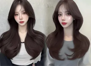 カラー 渋谷韓国ヘア🇰🇷 SAYAKA🩶ᩚのヘアスタイル