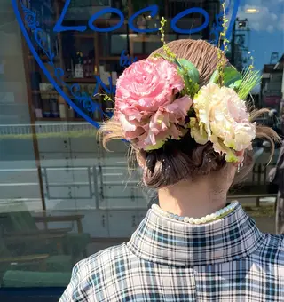 ヘアアレンジ 谷本 萌のヘアスタイル