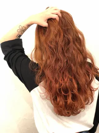 ロング パーマ指名1位✨ 針尾　完のヘアスタイル