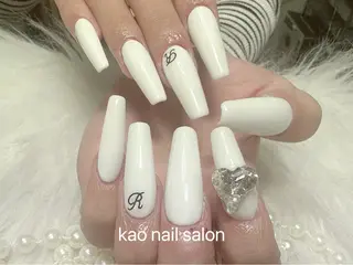 ネイル kao nail マグネット/長さだしのネイルデザイン