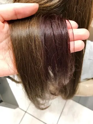 カラー 樋笠 知佳のヘアスタイル