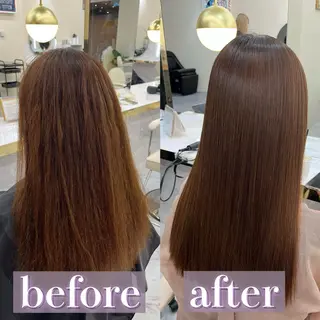 ロング 髪質改善縮毛矯正🫧 村上蒼生のヘアスタイル