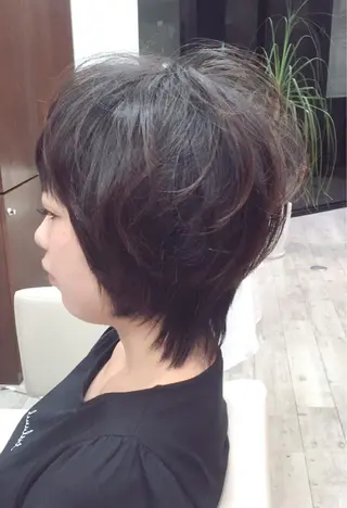 ショート ミディアム セミロング ロング カラー パーマ ヘアアレンジ メンズ キッズ ネイル まつエク Leyシェアサロン所属・Ken ドライカット ✂️水素ケアのヘアスタイル