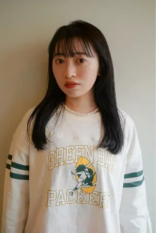 セミロング カラー 板谷みさき /艶ボブ/藤沢美容室のヘアスタイル