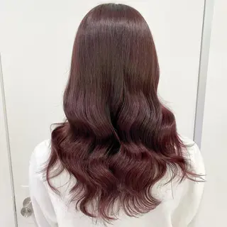 ロング カラー ブリーチなし暖色 💗AKARI💗のヘアスタイル