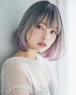 カラー 上田 桃子のヘアスタイル