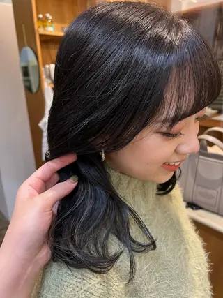 ミディアム 鈴木 三保のヘアスタイル