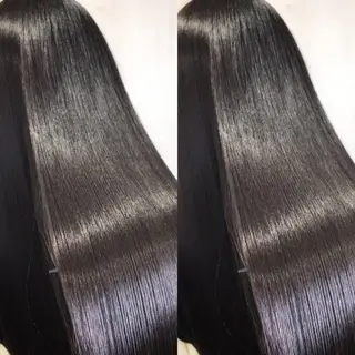 ロング カラー パーマ ヘアアレンジ 韓国ヘア/髪質改善 /Harunaのヘアスタイル