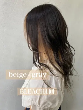 ロング カラー 舟橋 りんかのヘアスタイル