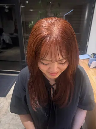 ロング カラー NAVY miyoshiのヘアスタイル