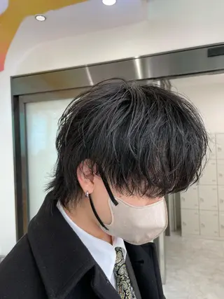 ショート カラー パーマ メンズ SALOWIN札幌大通店所属・札幌メンズ専門美容師 🌪SHO🌪️のヘアスタイル