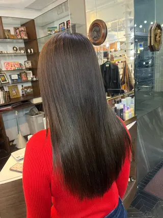 ロング デザインカラー/ ブリーチ/コーンロウのヘアスタイル