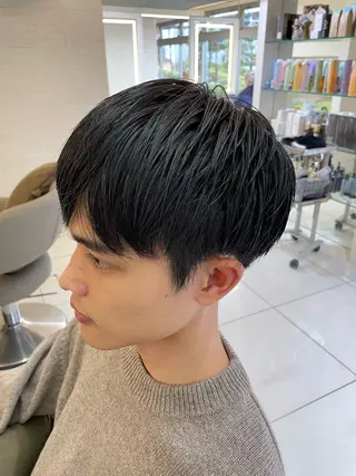 ショート メンズ 髪質改善/縮毛/トリ ートメント/平野広大のヘアスタイル