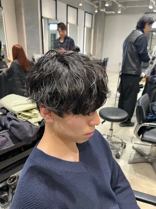 パーマ メンズ メンズカット/柏/韓 国/メンズパーマ航太のヘアスタイル