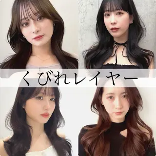 ロング カラー HACCH （ハッチ）所属・丁寧なブリーチ& ・レイヤーショートのヘアスタイル