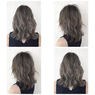 ミディアム カラー KIZU 髪質改善 オカルト怪談のヘアスタイル