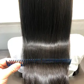 ロング ムトウセイマ/艶髪 /艶ケアWブリーチのヘアスタイル