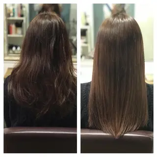 セミロング 髪質改善エイジングケ ア専門美容室チアフルのヘアスタイル