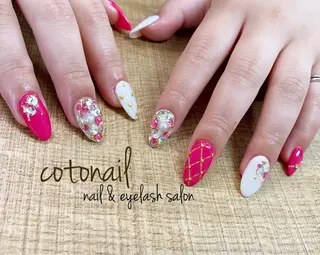 ネイル ツメトマツゲ .のネイルデザイン