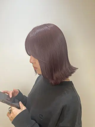 ミディアム ブリーチカラー特化 美容師/𝕐𝕌𝕀のヘアスタイル