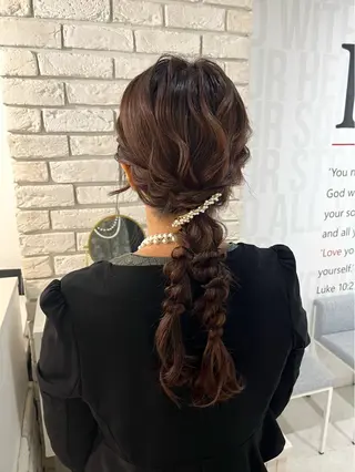 ロング ヘアアレンジ Dityca...tia所属・りん/ 無料ヘアセットのヘアスタイル