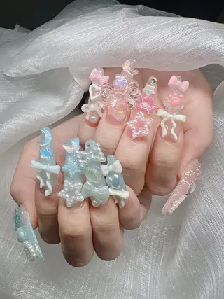 ネイル Lee Nails チップ長さだし専門店のネイルデザイン