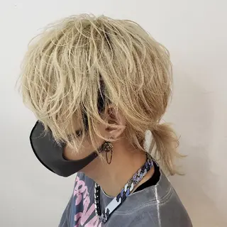 ミディアム カラー メンズ ヘアアレンジ CORE所属・横部 絵美のヘアスタイル