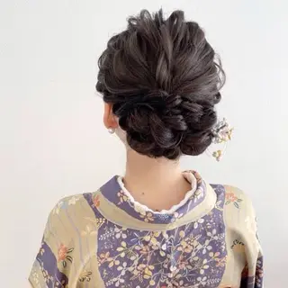 ヘアアレンジ 根本 剛史のヘアスタイル