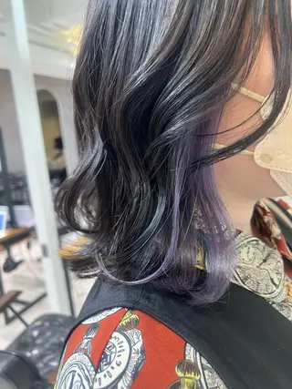 ミディアム カラー collet矢島/ ブリーチ指名No.1のヘアスタイル